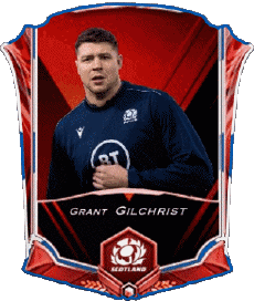 Sports Rugby - Joueurs Ecosse Grant Gilchrist 