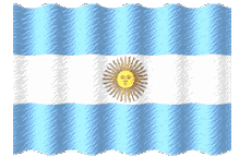 Bandiere America Argentina Sventola 