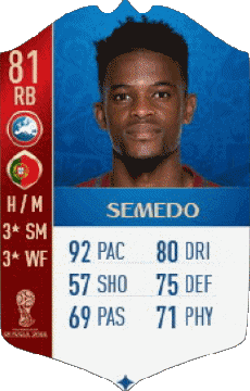 Multi Media Video Games F I F A - Card Players Portugal Nélson Cabral Semedo 