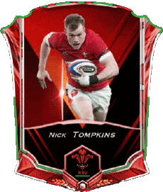 Sports Rugby - Players Wales Team 2022 Nick Tompkins 