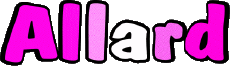 Nombre MASCULINO - Francia A Allard 