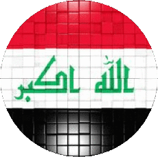 Fahnen Asien Irak Runde 