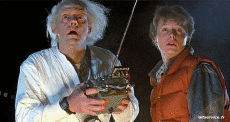 back to the future-Umorismo -  Fun Morphing - Sembra Cinema - Heroes ricreazioni d'arte covid contenimento Getty sfida 