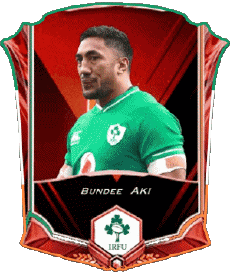 Deportes Rugby - Jugadores Irlanda Equipo 2022 Bundee Aki 