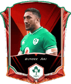 Sports Rugby - Joueurs Irlande Bundee Aki 