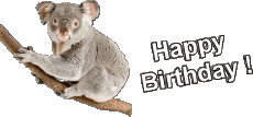 Messagi Inglese Happy Birthday Animals 013 