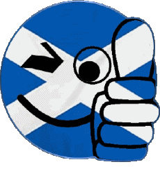 Bandiere Europa Scozia Smiley - OK 