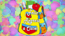 Nachrichten Spanisch Feliz Regreso a Clases Animierter Hintergrund 007 