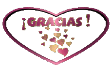 Messagi Spagnolo Gracias Cuore 