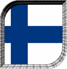 Drapeaux Europe Finlande Carré 