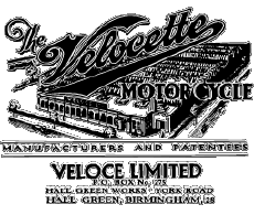 Transport MOTORRÄDER Velocette Logo 