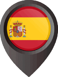 Fahnen Europa Spanien Marcador de ubicación 