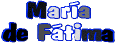 Nombre FEMENINO - España M Compuesto María de Fátima 