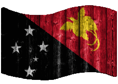 Flags Oceania Papua New Guinea Rectangle 