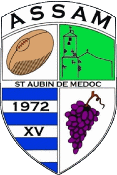 Sports Rugby Club France Logo Dept 33 AS St Aubin de Médoc RC 