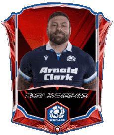 Sportivo Rugby - Giocatori Scozia Squadra 2025 Rory Sutherland 