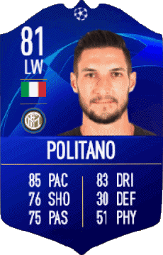 Multimedia Vídeo Juegos F I F A - Jugadores  cartas Italia Matteo Politano 
