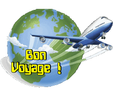 Messagi Francese Bon Voyage Sfondo trasparente 06 