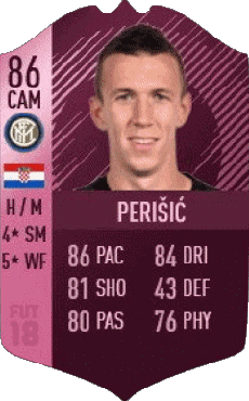 Multimedia Videogiochi F I F A - Giocatori carte Croazia Ivan Perisic 
