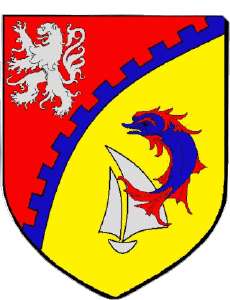 Banderas Francia Departamentos - Ciudades 69 DECINES CHARPIEU 