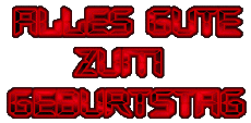 Messages German Alles Gute zum Geburtstag Fluo - Neon 001 