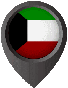 Bandiere Asia Kuwait Perno di posizione 