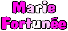 First Names FEMININE - France M Composed Marie Fortunée 