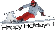 Messages Anglais Happy Holidays Winter 01 