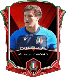 Sport Rugby - Spieler Italien Michele Lamaro 