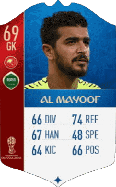 Multimedia Videospiele F I F A - Karten Spieler Saudi-Arabien Abdullah Al Mayoof 