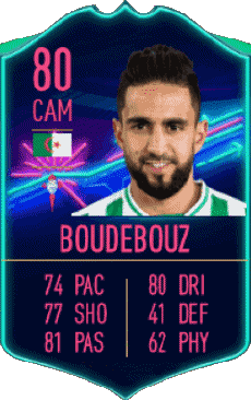 Multi Media Video Games F I F A - Card Players Algeria Ryad Boudebouz 