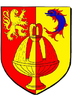 Blasón-Banderas Francia Departamentos - Ciudades 69 SAINT FONS Blasón