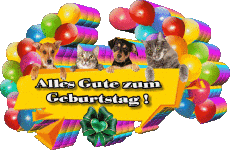 Messages German Alles Gute zum Geburtstag Tiere 007 
