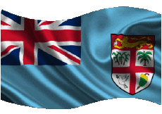 Drapeaux Océanie Fidji Rectangle 
