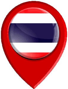 Bandiere Asia Thailandia Perno di posizione 