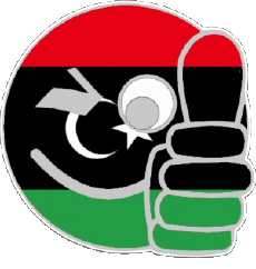 Flags Africa Libya Smiley - OK 