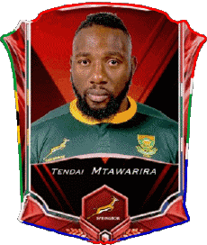 Deportes Rugby - Jugadores Africa del Sur Equipo 2022 Tendai Mtawarira 