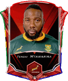 Sports Rugby - Joueurs Afrique du Sud Tendai Mtawarira 