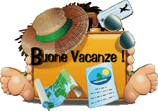 Nachrichten Italienisch Buone Vacanze Transparenter Hintergrund 13 