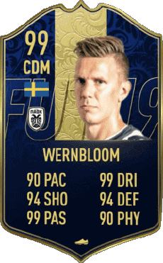 Multi Media Video Games F I F A - Card Players Sweden Pontus Wernbloom 