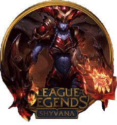 Shyvana-Multimedia Vídeo Juegos League of Legends Iconos - Personajes 2 Shyvana