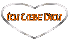 Messages Allemand Ich Liebe Dich Coeur 