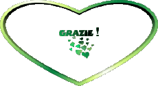 Messages Italian Grazie Heart 