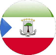 Drapeaux Afrique Guinée Equatorial Rond 