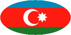 Fahnen Asien Aserbaidschan Verschiedene 