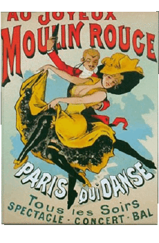 Humor - Fun Carteles retro - Lugares France Paris 