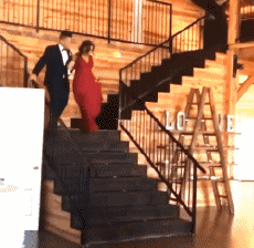 Humor -  Fun MENSCHEN Treppe Fail Serie 01 