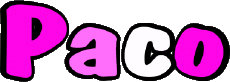 Nombre MASCULINO - España P Paco 
