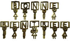 Messages Français Bonne Rentrée Fond Transparent 10 