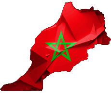 Drapeaux Afrique Maroc Carte 
